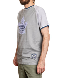 Load image into Gallery viewer, Toronto Maple Leafs Reverse French Terry Striped Men&#39;s T-Shirt
