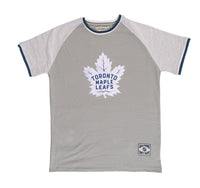 Load image into Gallery viewer, Toronto Maple Leafs Reverse French Terry Striped Men&#39;s T-Shirt
