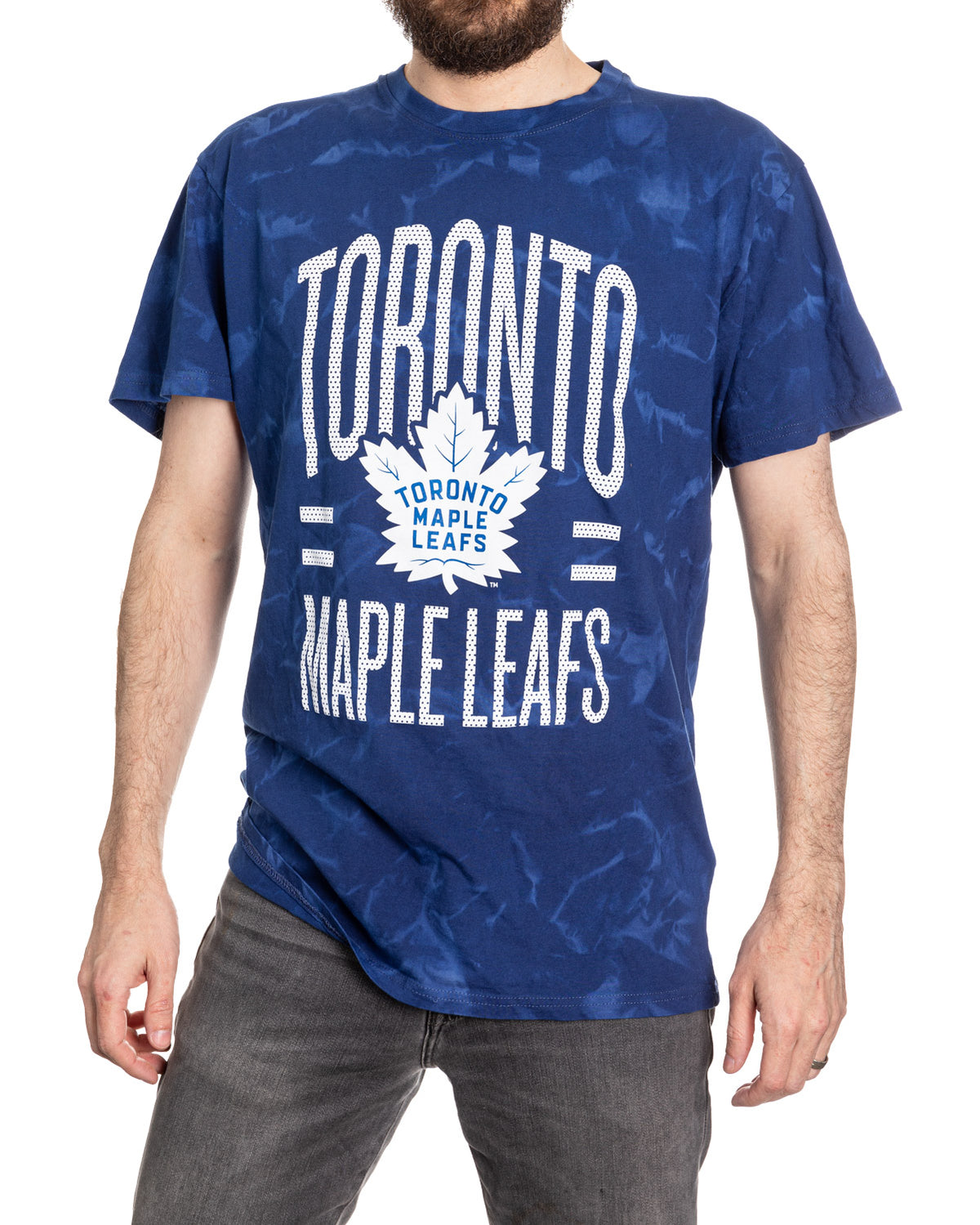 Toronto Maple Leafs Crystal Tie Dye T-Shirt