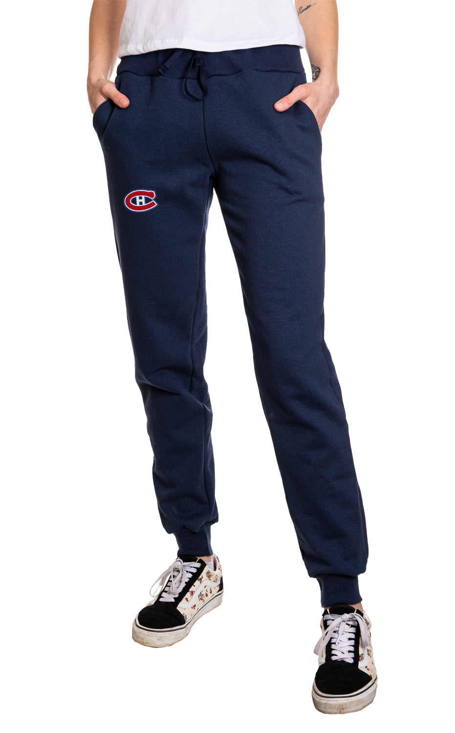 Montreal Canadiens Ladies Cuffed Jogger Style Track Pants