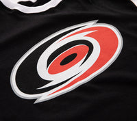 Load image into Gallery viewer, Carolina Hurricanes Shoulder Stripe Varsity Inset T-Shirt
