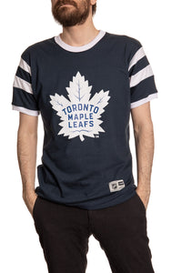 Load image into Gallery viewer, Toronto Maple Leafs Varsity T-Shirt Front View

