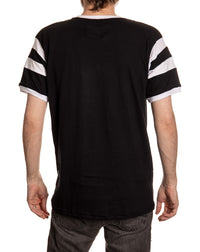 Load image into Gallery viewer, Vegas Golden Knights Varsity T-Shirt Back View
