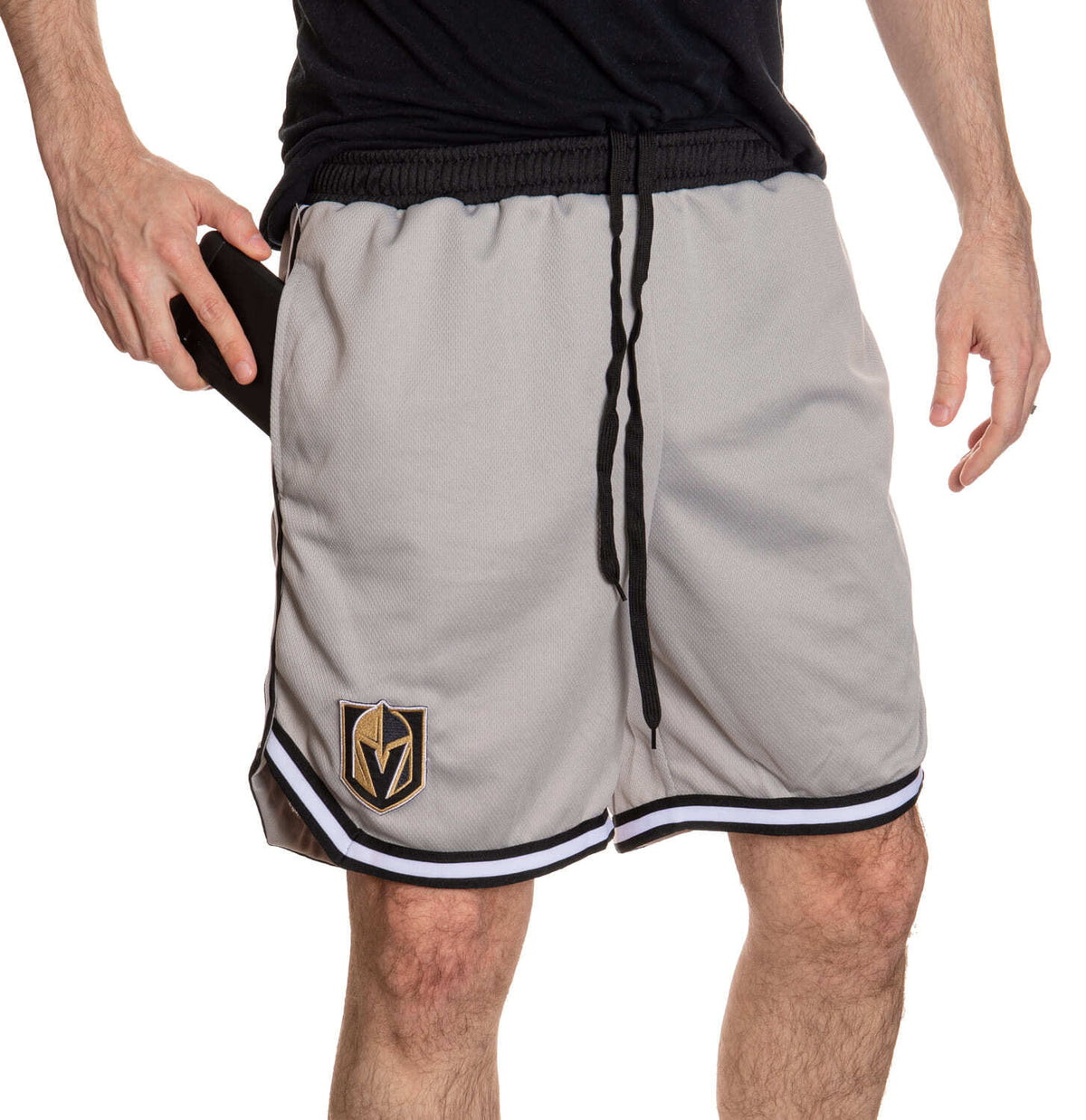 Vegas Golden Knights Men's 2 Tone Air Mesh Shorts Lined with Pockets
