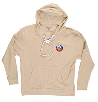 Load image into Gallery viewer, New York Islanders Waffle Texture Hockey Lace Hoodie

