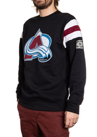 Load image into Gallery viewer, Colorado Avalanche Varsity Retro Style Crewneck Sweatshirt
