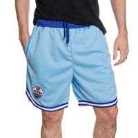 Load image into Gallery viewer, Edmonton Oilers Men&#39;s 2 Tone Air Mesh Shorts Lined with Pockets
