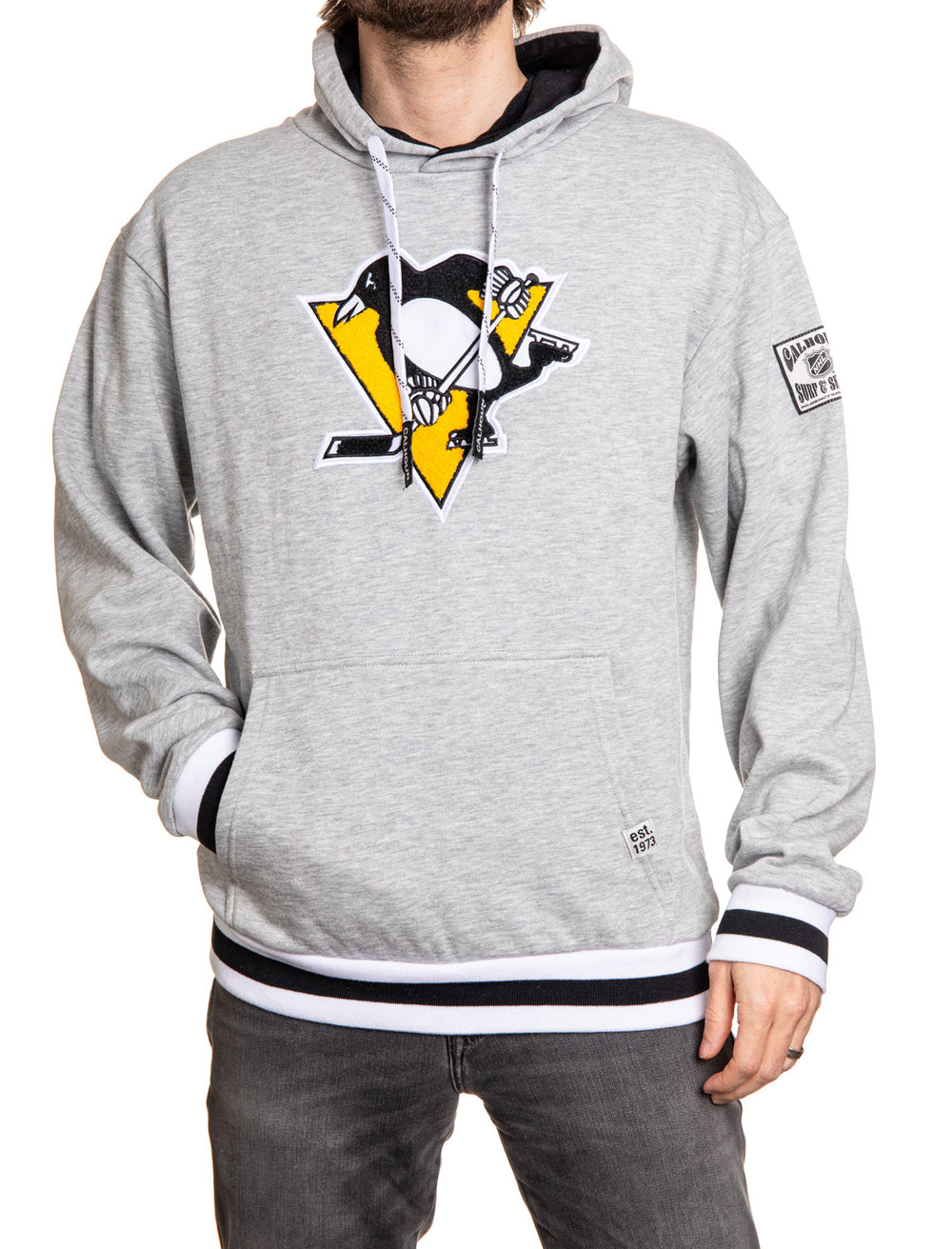 Pittsburgh Penguins "Muskoka Style" Premium Chenille Woven Logo Hoodie
