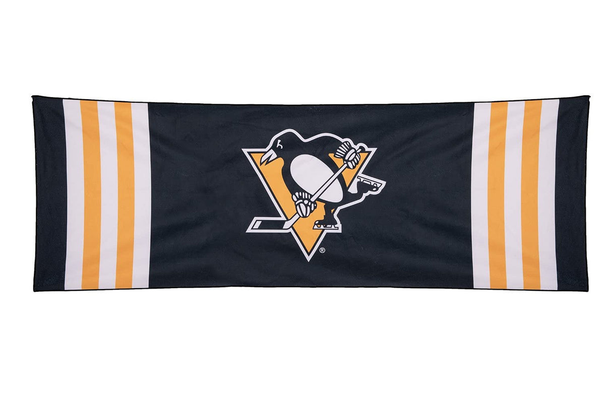 Pittsburgh Penguins Oversized Beach Towel. measures 30 By 84 Inches.
